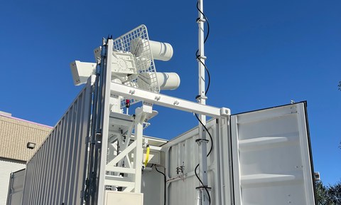 Deployed shelter system with antennas