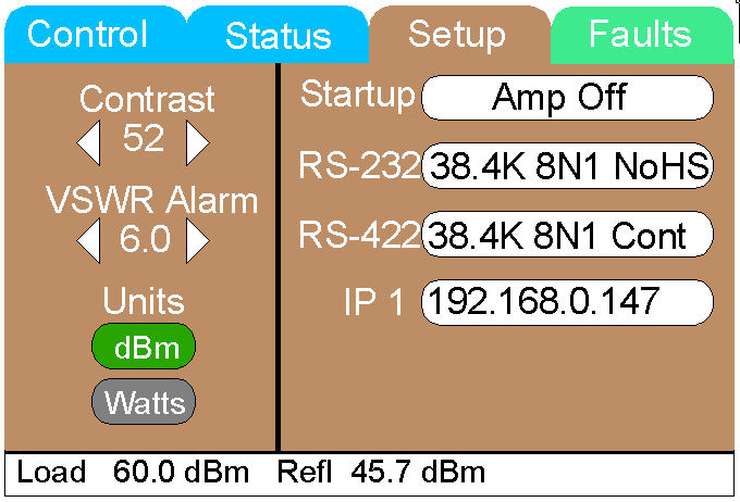 Setup